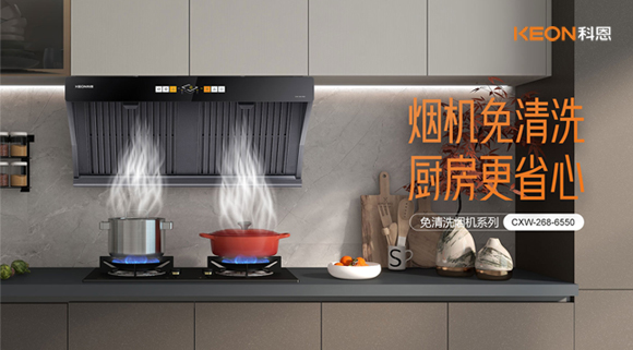 6550免清洗煙機(jī)，曲面變平，功能一樣強(qiáng)大！